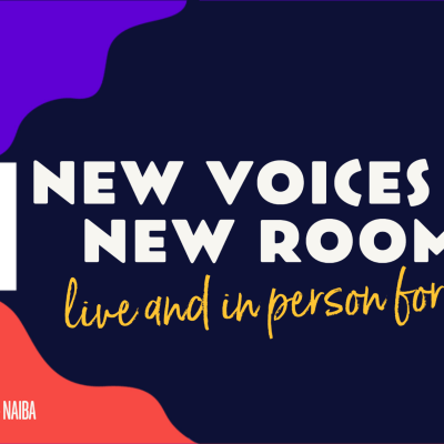 New Voices New Rooms In Person for 2023